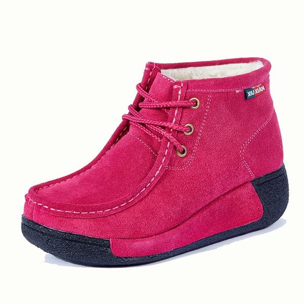 new wedges women boots winter snow boots waterproof warm plush ankle for women winter shoes woman booties female, Black
new wedges women boots winter snow boots waterproof warm plush ankle for women winter shoes woman booties female, Black