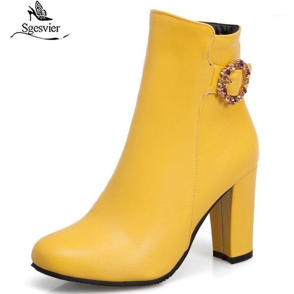 boots sgesvier autumn winter womens shoes yellow white black crystal buckle high heel ladies ankle boot fashion woman footwear g7391
boots sgesvier autumn winter womens shoes yellow white black crystal buckle high heel ladies ankle boot fashion woman footwear g7391