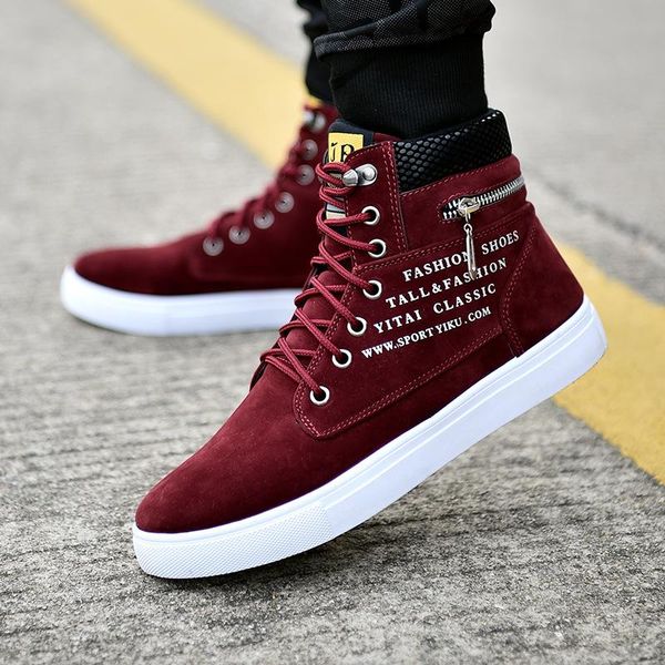 high sneakers men casual shoes leather sneakers autumn male flats metal hip hop spring new zapatillas de hombre, Black
high sneakers men casual shoes leather sneakers autumn male flats metal hip hop spring new zapatillas de hombre, Black