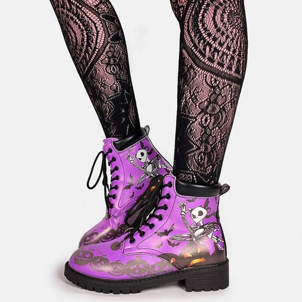 big size 43 new arrivals female street chunky women shoes cool gothic low heel boots women round toe purple skull punk boots1, Black
big size 43 new arrivals female street chunky women shoes cool gothic low heel boots women round toe purple skull punk boots1, Black