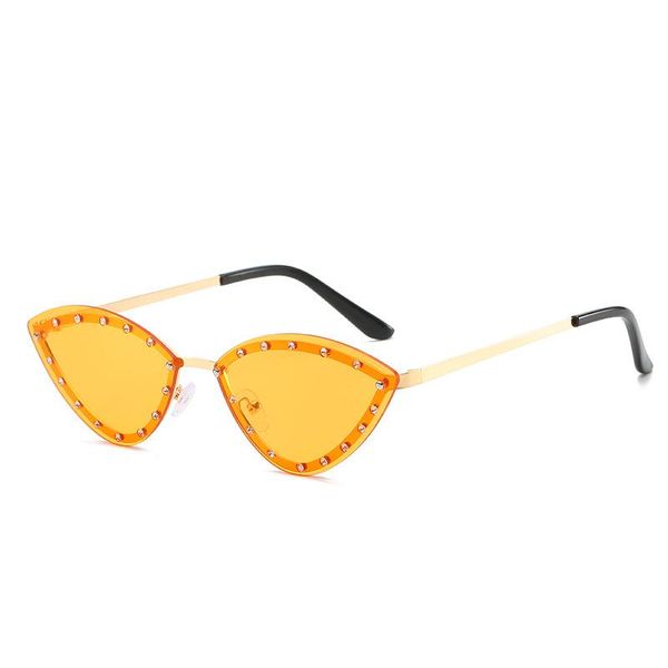 sunglasses vintage cat eye women luxury diamond rimless ocean lens female triangle rhinestone sun glasses shades uv400, White;black
sunglasses vintage cat eye women luxury diamond rimless ocean lens female triangle rhinestone sun glasses shades uv400, White;black