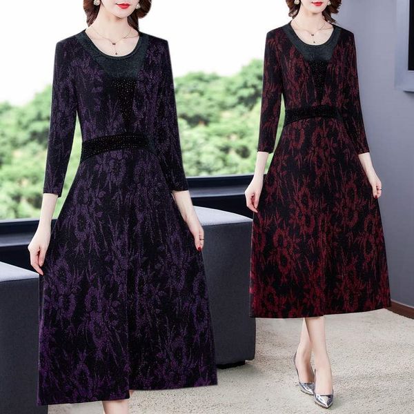 early autumn formal dress dress 2020 new korean style round neck bright silk stitching foreign style your wife shows thin medium long fashio, Black;gray
early autumn formal dress dress 2020 new korean style round neck bright silk stitching foreign style your wife shows thin medium long fashio, Black;gray