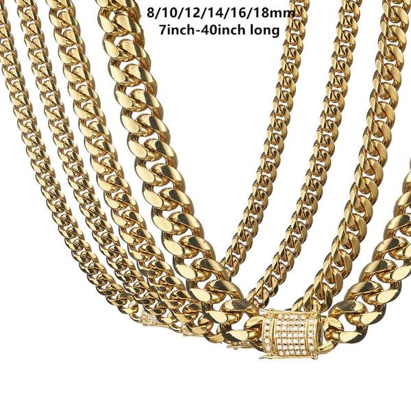 8/10/12/14/16/18mm sell men boy gold tone stainless steel miami curb link chain necklace bracelet rhinestone clasp, Silver
8/10/12/14/16/18mm sell men boy gold tone stainless steel miami curb link chain necklace bracelet rhinestone clasp, Silver