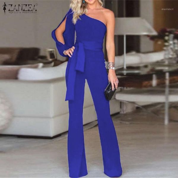 2020 zanzea summer women off shoulder jumpsuits rompers casual office lady playsuits solid high wasit long flare pants overalls1, Black;white
2020 zanzea summer women off shoulder jumpsuits rompers casual office lady playsuits solid high wasit long flare pants overalls1, Black;white
