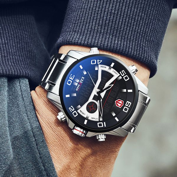 kademan fashion sport watch men quartz digital mens watches brand luxury waterproof army military 2019 full steel wristwatch t200113, Slivery;brown
kademan fashion sport watch men quartz digital mens watches brand luxury waterproof army military 2019 full steel wristwatch t200113, Slivery;brown