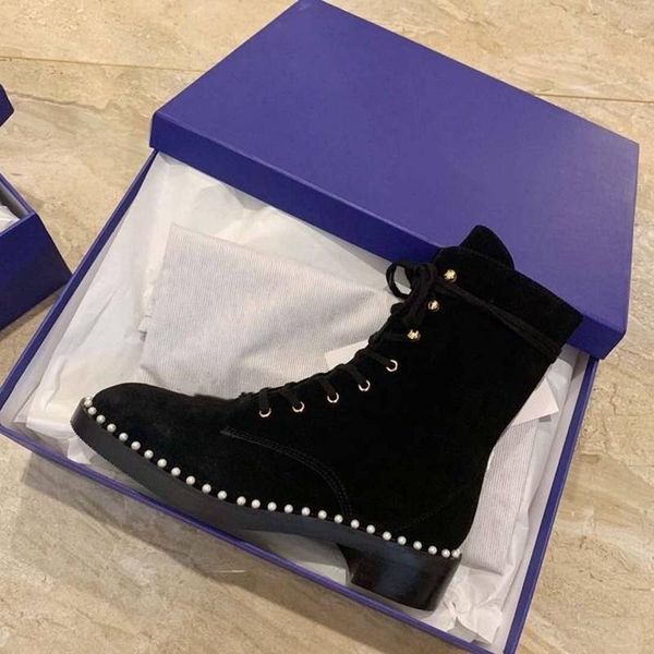 boots black woman ankle luxury designer low heel pearl genuine leather ladies shoes lace-up pointed toe zapatos para mujer
boots black woman ankle luxury designer low heel pearl genuine leather ladies shoes lace-up pointed toe zapatos para mujer