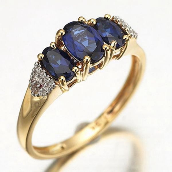 cluster rings suohuan size 6-10 charms female womens ring blue zirconia stone crystal gold filled wedding band engagement jewelry gift1, Golden;silver
cluster rings suohuan size 6-10 charms female womens ring blue zirconia stone crystal gold filled wedding band engagement jewelry gift1, Golden;silver