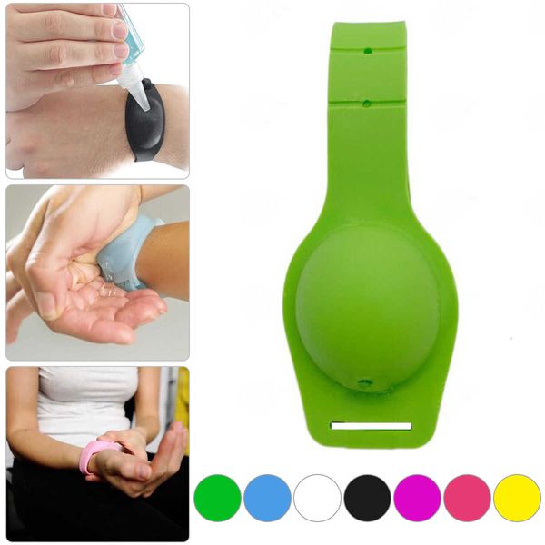 portable sanitizer disinfectant sub-packing silicone bracelet wristband hand dispenser wearable 10ml refillable
portable sanitizer disinfectant sub-packing silicone bracelet wristband hand dispenser wearable 10ml refillable