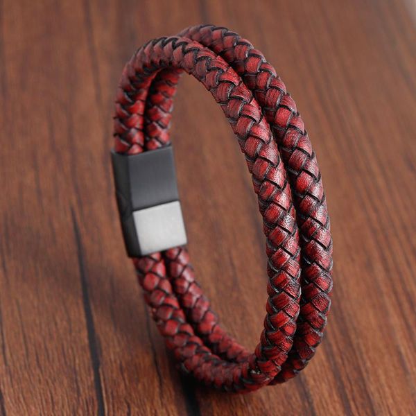 charm bracelets leather rope cowhide men's double stainless steel woven bracelet handmade vintage, Golden;silver
charm bracelets leather rope cowhide men's double stainless steel woven bracelet handmade vintage, Golden;silver