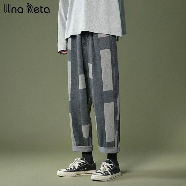 men's jeans una reta black 2021 hip hop stitching design denim trousers streetwear letter printing mens pants for men, Blue
men's jeans una reta black 2021 hip hop stitching design denim trousers streetwear letter printing mens pants for men, Blue