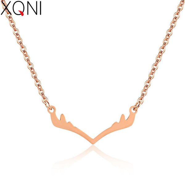 xqni elk deer antlers tiny cute style for girls necklace rose gold color with pendant stainless steel short collarbone chain bbymzz bdehome, Silver
xqni elk deer antlers tiny cute style for girls necklace rose gold color with pendant stainless steel short collarbone chain bbymzz bdehome, Silver
