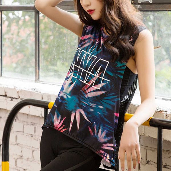 yoga vest t-shirt female fitness running clothes breathable mesh sports printing vest for sport gym dance printed tank top, White;red
yoga vest t-shirt female fitness running clothes breathable mesh sports printing vest for sport gym dance printed tank top, White;red