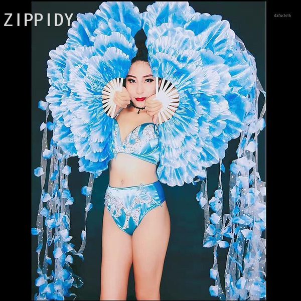 summer stones bra short blue leaves big fan set nightclub party female singer show stage clothes birthday celebrate clothes set1, Black;red
summer stones bra short blue leaves big fan set nightclub party female singer show stage clothes birthday celebrate clothes set1, Black;red