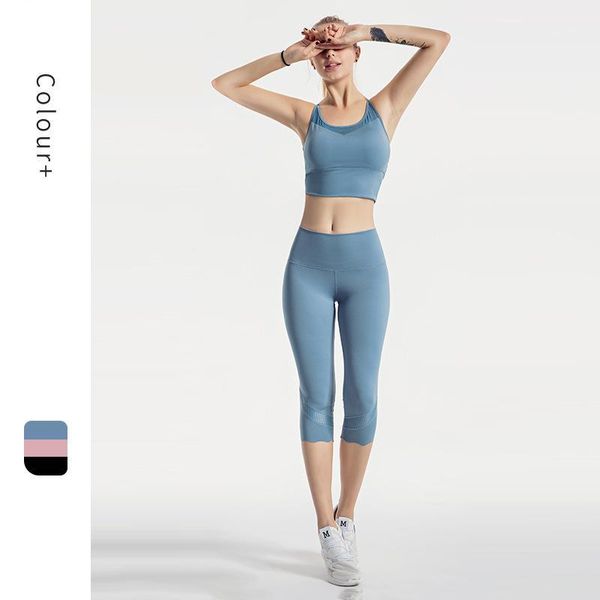 yoga outfits 2021 summer mesh breathable seamless casual sports 2 piece set women gym fitness bra capri pants jogger running suit1, White;red
yoga outfits 2021 summer mesh breathable seamless casual sports 2 piece set women gym fitness bra capri pants jogger running suit1, White;red