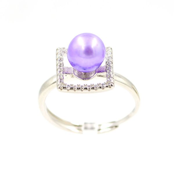 s925 sterling silver zirconia squar 9-11mm pearl beads ring mountings for women jewelry diy fashion rings mounts settings, Slivery;crystal
s925 sterling silver zirconia squar 9-11mm pearl beads ring mountings for women jewelry diy fashion rings mounts settings, Slivery;crystal