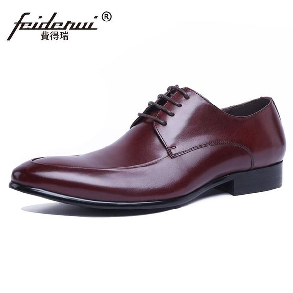 classic man derby dress shoes genuine leather wedding oxfords italian designer basic pointed toe men's party footwear js183, Black
classic man derby dress shoes genuine leather wedding oxfords italian designer basic pointed toe men's party footwear js183, Black