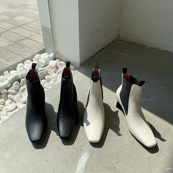 women boots round toe slip on short ankle booties thick mid heels fashion white/black boots winter shoes woman pumps
women boots round toe slip on short ankle booties thick mid heels fashion white/black boots winter shoes woman pumps