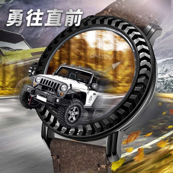 watch fashion men's belt waterproof sports thin new student, Slivery;brown
watch fashion men's belt waterproof sports thin new student, Slivery;brown