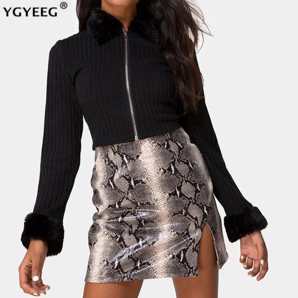 ygyeeg solid black stretch slim knitting cardigan sweater crop woman soft fur collar design autumn casual high street coat1, White
ygyeeg solid black stretch slim knitting cardigan sweater crop woman soft fur collar design autumn casual high street coat1, White