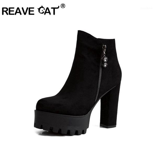 boots reavecat winter women mid-calf round toe square heel flock zipper platform solid big size 33-43 black daily date a31221
boots reavecat winter women mid-calf round toe square heel flock zipper platform solid big size 33-43 black daily date a31221