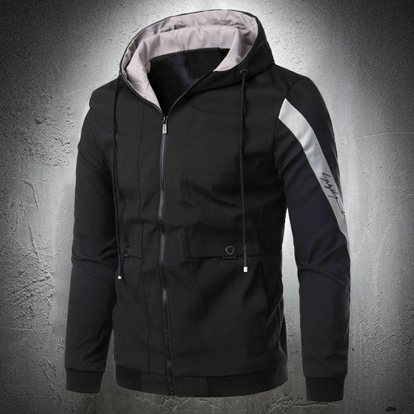 2021 new autumn street fashion sports coat hooded sweatshirt hoodies men slim black jacket windbreaker 35dv, Black;brown
2021 new autumn street fashion sports coat hooded sweatshirt hoodies men slim black jacket windbreaker 35dv, Black;brown