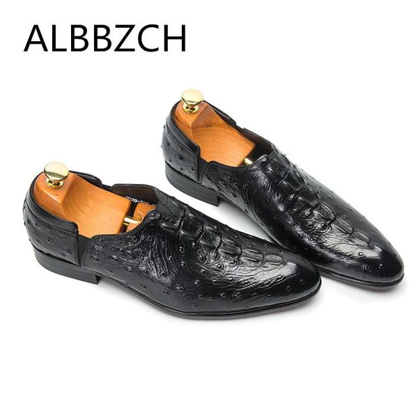 luxury embossed leather dress men shoes men's slip on business leisure shoes crocodile pattern pointed toe trending work, Black
luxury embossed leather dress men shoes men's slip on business leisure shoes crocodile pattern pointed toe trending work, Black