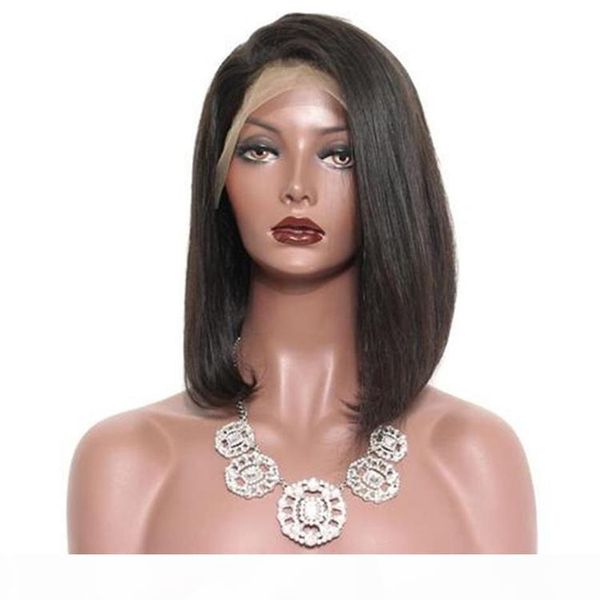 xiuyuanhair bob cut virgin remy human hair lace front wigs for black women natural color cuticle aligned bob human hair lace full wigs, Black;brown
xiuyuanhair bob cut virgin remy human hair lace front wigs for black women natural color cuticle aligned bob human hair lace full wigs, Black;brown