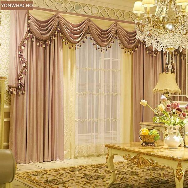 curtain & drapes custom curtains simple american luxury villa living room pink thick velvet cloth blackout tulle valance drape b7721
curtain & drapes custom curtains simple american luxury villa living room pink thick velvet cloth blackout tulle valance drape b7721