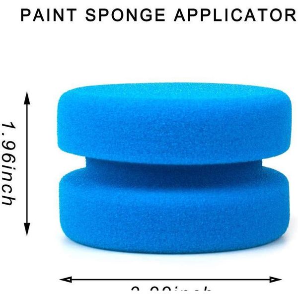 paint sponge applicator blue detail round painting sponge for art/cleaning/waxing pain wmtabl
paint sponge applicator blue detail round painting sponge for art/cleaning/waxing pain wmtabl