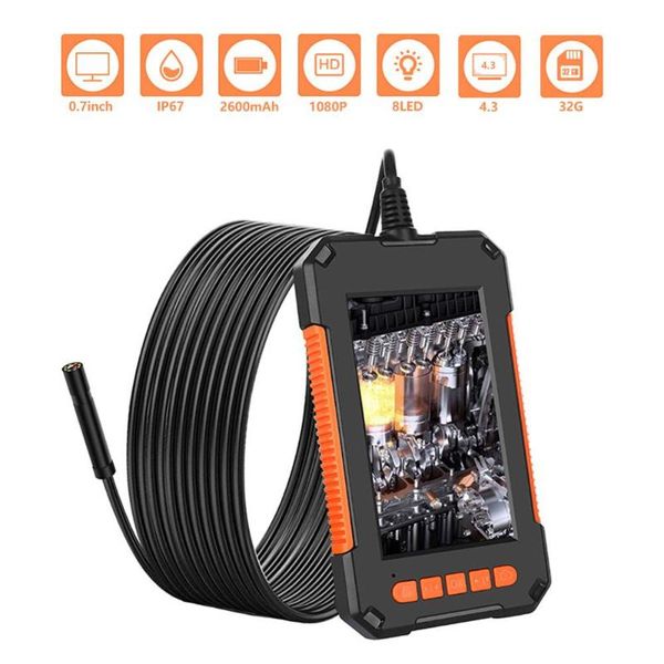 semi-rigid snake industrial endoscope hd 1080p 4.3" ips screen borescope inspection camera ip67 waterproof camera 32gb tf card
semi-rigid snake industrial endoscope hd 1080p 4.3" ips screen borescope inspection camera ip67 waterproof camera 32gb tf card