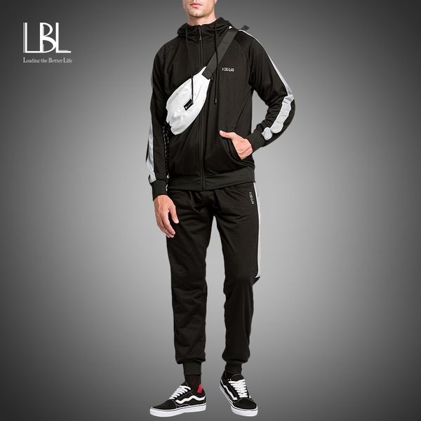 lbl men's fashion clothing autumn tracksuits new hoodies for men zipper streetwear + pants mens pullover sweatshirs moletom 201020, Black
lbl men's fashion clothing autumn tracksuits new hoodies for men zipper streetwear + pants mens pullover sweatshirs moletom 201020, Black