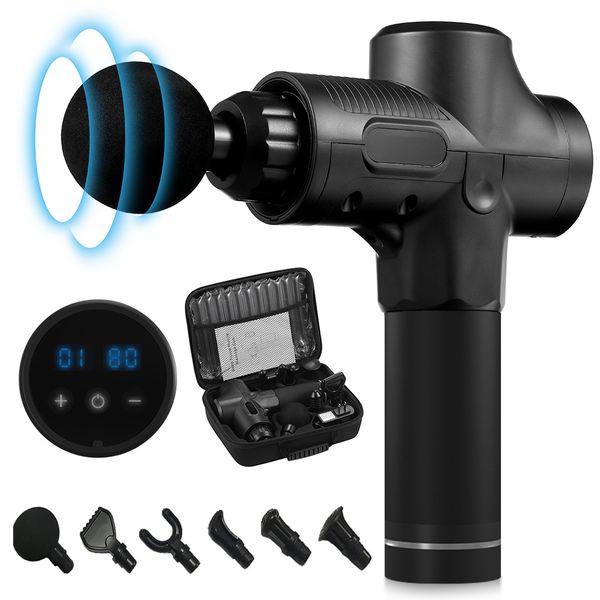 deep muscle massage gun lcd display relax portable fascia machine percussion massager body massager electric
deep muscle massage gun lcd display relax portable fascia machine percussion massager body massager electric