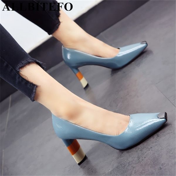 allbitefo colored heel fashion women high heel shoes metal square toe girls party wedding shoes spring women pumps high heels t200111, Black
allbitefo colored heel fashion women high heel shoes metal square toe girls party wedding shoes spring women pumps high heels t200111, Black