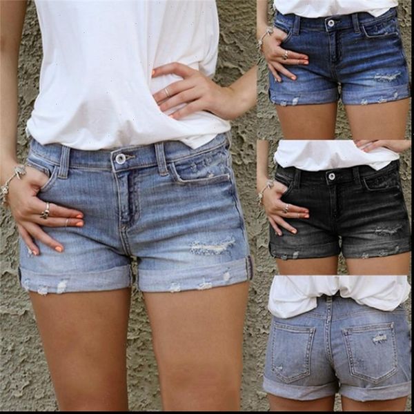 vintage ripped hole fringe blue denim shorts women casual button pocket jeans shorts 2021 new style shorts, White;black
vintage ripped hole fringe blue denim shorts women casual button pocket jeans shorts 2021 new style shorts, White;black