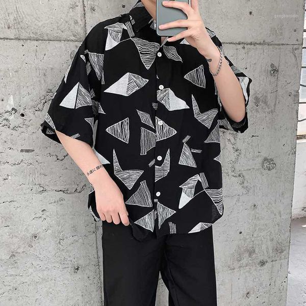 shirt men summer 2020 summer new short-sleeved shirt men's lapel clothes shirts men clothes plus size clothing1, White;black
shirt men summer 2020 summer new short-sleeved shirt men's lapel clothes shirts men clothes plus size clothing1, White;black