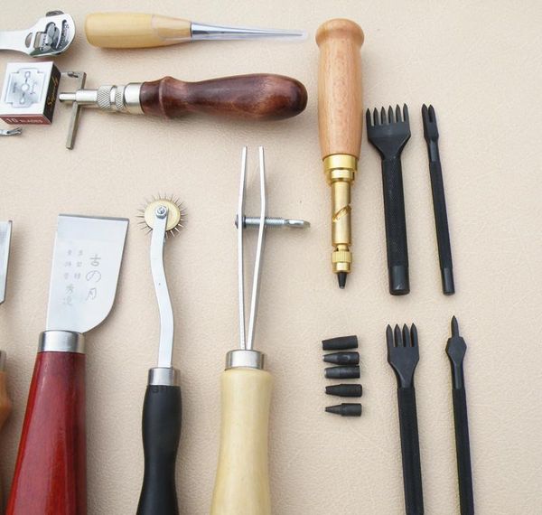 18pcs/set leather craft punch tools kit stitching carving working sewi bbyynf xmh_home
18pcs/set leather craft punch tools kit stitching carving working sewi bbyynf xmh_home