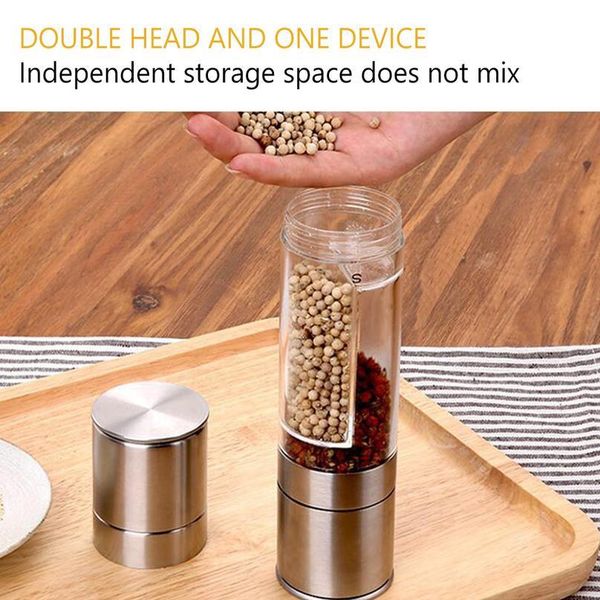 2 in 1 stainless steel manual salt pepper mill grinder seasoning grinding shaker practical home kitchen produc bbyxxv
2 in 1 stainless steel manual salt pepper mill grinder seasoning grinding shaker practical home kitchen produc bbyxxv