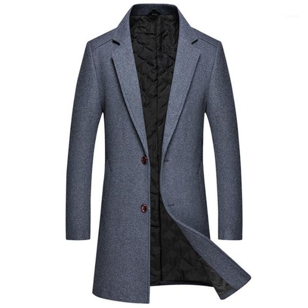 autumn and winter new woolen coat men's wool windbreaker warm add cotton jacket1, Black
autumn and winter new woolen coat men's wool windbreaker warm add cotton jacket1, Black