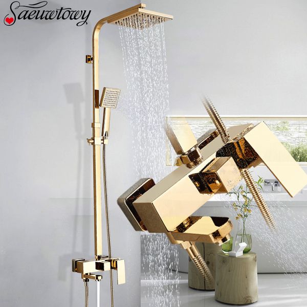 golden shower bracket faucet rain brass 8" shower faucet bathtub tap bathroom faucet brass hand shower 360 rotatble spout 1011
golden shower bracket faucet rain brass 8" shower faucet bathtub tap bathroom faucet brass hand shower 360 rotatble spout 1011