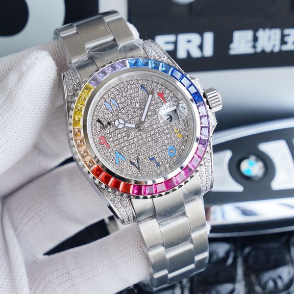 five styles of mens watches 40mm diamond watch automatic watch montre de luxe orologio di lusso reloj de lujo men watch v4, Slivery;brown
five styles of mens watches 40mm diamond watch automatic watch montre de luxe orologio di lusso reloj de lujo men watch v4, Slivery;brown