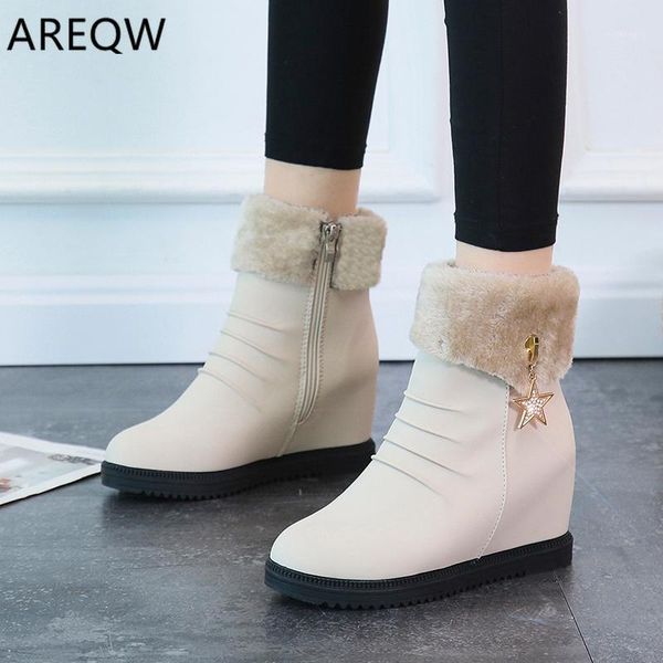 2020 women snow boots shoes warm short fur plush winter ankle boots for women platform ladies shoes warm black1, Black
2020 women snow boots shoes warm short fur plush winter ankle boots for women platform ladies shoes warm black1, Black