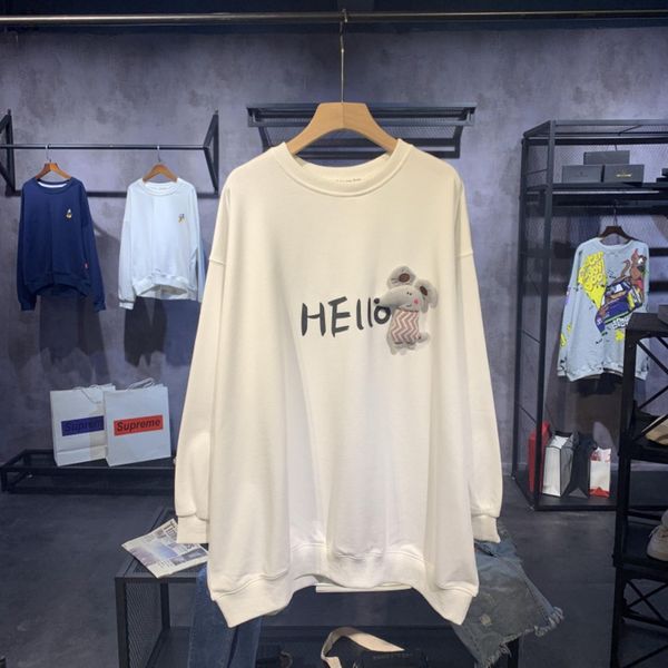 e7mry 2020 spring new sweater pullover fashion women's sweater round neck pullover simple letter year of the rat mid-length trendy 7hcz, Black
e7mry 2020 spring new sweater pullover fashion women's sweater round neck pullover simple letter year of the rat mid-length trendy 7hcz, Black