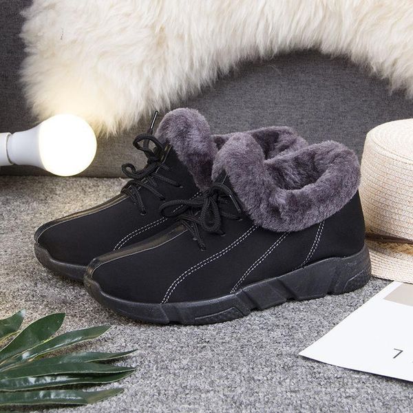 winter suede women's cotton shoes and velvet thick warm middle-aged high-wear-resistant anti-skiing women's shoes boots1, Black
winter suede women's cotton shoes and velvet thick warm middle-aged high-wear-resistant anti-skiing women's shoes boots1, Black