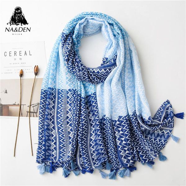 scarves fashion geometry printing color stitching scarf with tassels hijab kaleidoscopic shawl soft turban women muslim hijabs, Blue;gray
scarves fashion geometry printing color stitching scarf with tassels hijab kaleidoscopic shawl soft turban women muslim hijabs, Blue;gray
