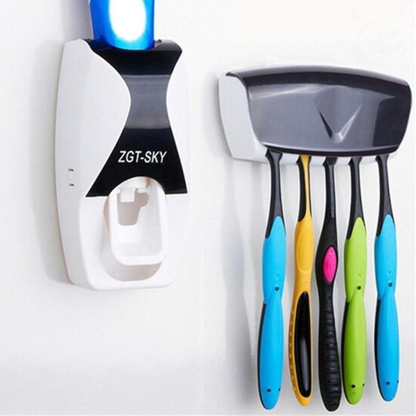 new home automatic toothpaste dispenser toothbrush holder bathroom products wall mount rack bath set toothpaste squeezers1
new home automatic toothpaste dispenser toothbrush holder bathroom products wall mount rack bath set toothpaste squeezers1
