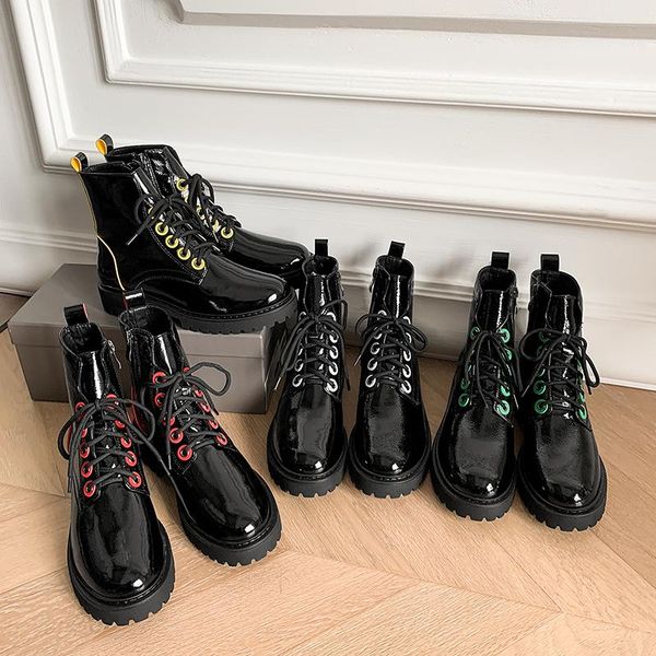 women's shoesretro boots new short-tube women's bootsthick-soled lace-up platform all-match fashion skinny boots, Black
women's shoesretro boots new short-tube women's bootsthick-soled lace-up platform all-match fashion skinny boots, Black