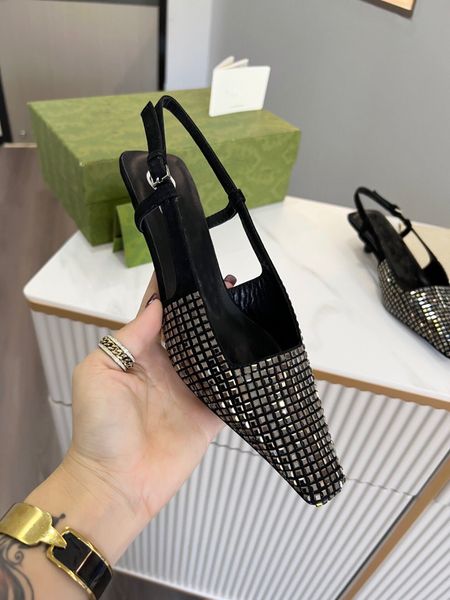 glamorous 2022s aria women's slingback sandals shoes women pump with crystals kitten heel sparkling back buckle lady gladiator sandalia, Black
glamorous 2022s aria women's slingback sandals shoes women pump with crystals kitten heel sparkling back buckle lady gladiator sandalia, Black