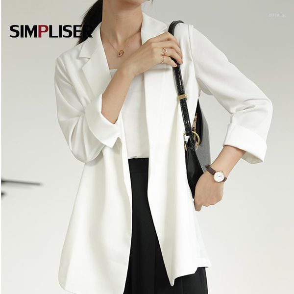 women's suits & blazers loose blasers woman black white office ladies work wear coats formal suit jackets elegant blazer feminino outwe, White;black
women's suits & blazers loose blasers woman black white office ladies work wear coats formal suit jackets elegant blazer feminino outwe, White;black