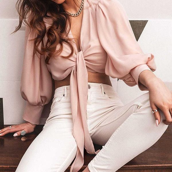 women summer casual lantern sleeve shirt bow lace up solid blouse summer loose blouse1, White
women summer casual lantern sleeve shirt bow lace up solid blouse summer loose blouse1, White