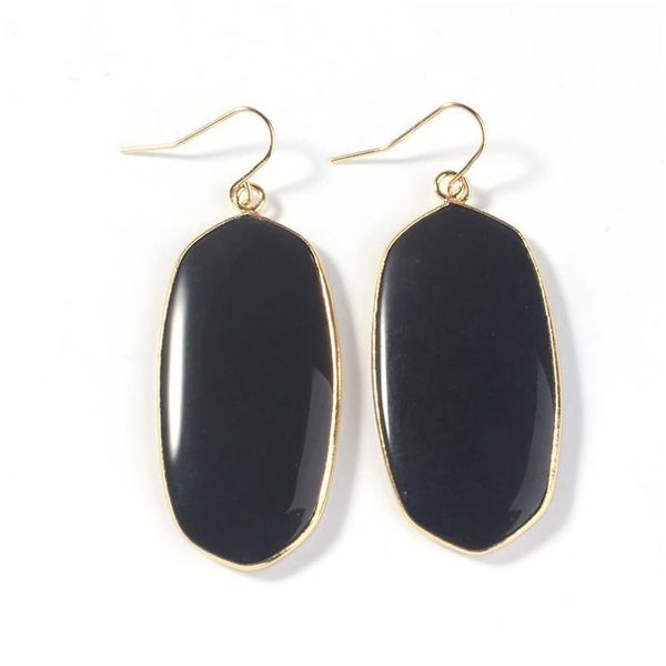 new big natural stone earrings reiki crystal dangle hook drop earring fashion designer earrings for women luxury female qylzju, Black
new big natural stone earrings reiki crystal dangle hook drop earring fashion designer earrings for women luxury female qylzju, Black